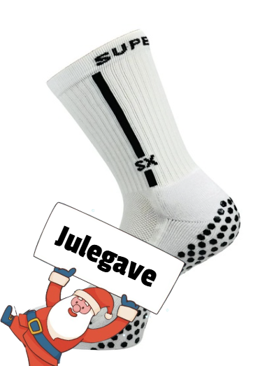 SuperSox Grip Sock Hvid