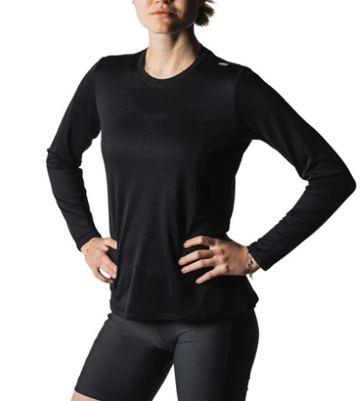 FUSION Technical Langærmet Merinould T-shirt Dame