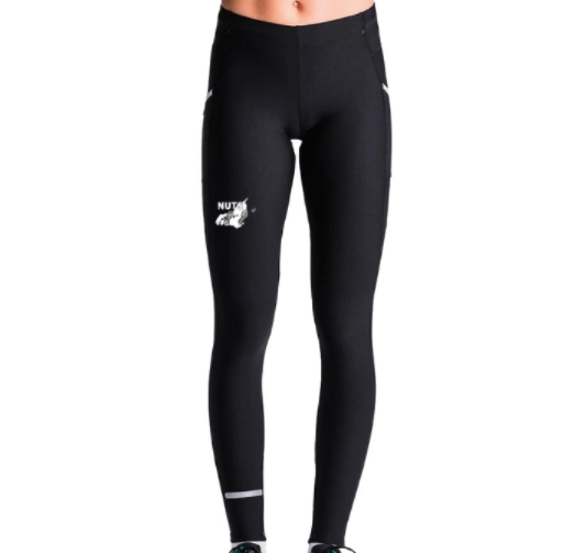 Fusion Hot Long Løbetights Unisex Sort