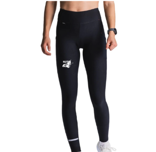 Fusion Hot Long Løbetights Dame Sort